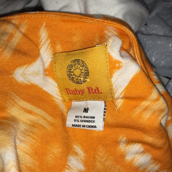 - Ruby Rd blouse orange - Picture 7 of 8